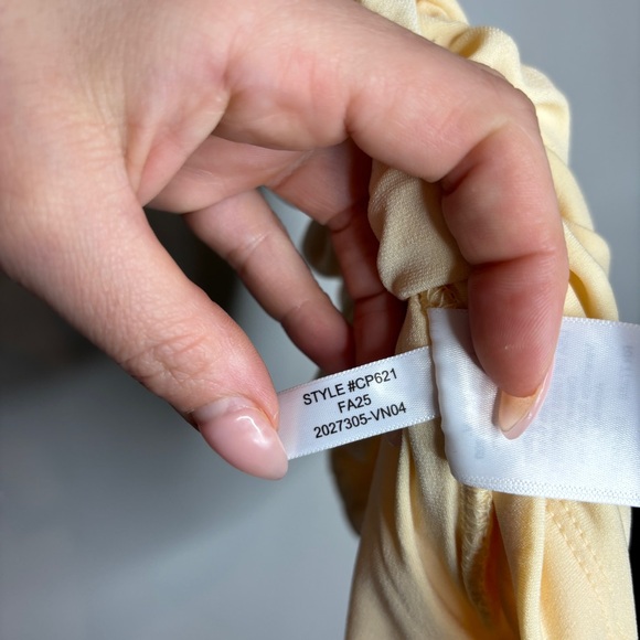 J. Crew Ruched Shell Top XS Yellow - Picture 7 of 9